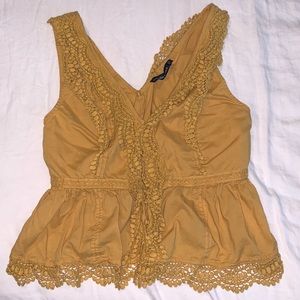 Mustard Top by A&F. In great condition, only worn once our twice.